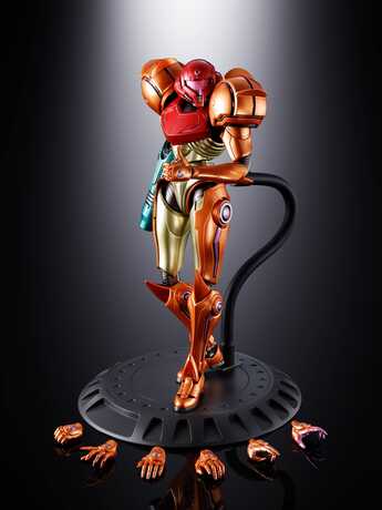 Metroid Prime 4: Beyond figurine Diecast Chogokin Samus Aran LED Bandai