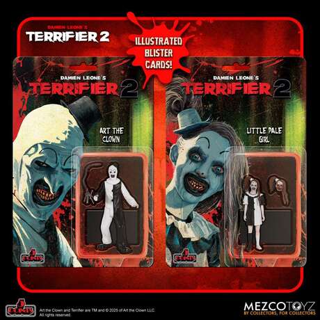 Terrifier figurines 5 Points af set Mezco Toys