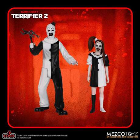 Terrifier figurines 5 Points af set Mezco Toys