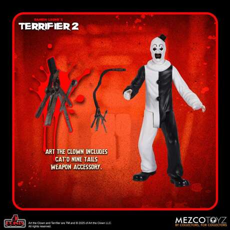 Terrifier figurines 5 Points af set Mezco Toys