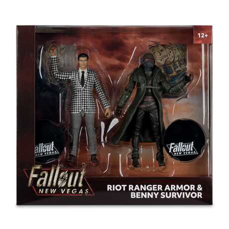 Fallout: New Vegas pack 2 statuettes Riot Ranger Armor & Benny Survivor McFarlane Toys