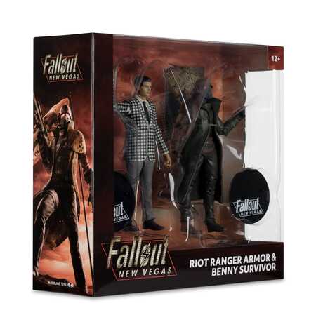 Fallout: New Vegas pack 2 statuettes Riot Ranger Armor & Benny Survivor McFarlane Toys