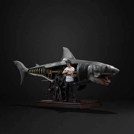 Jaws statuette Les dents de la mer 1/10 Deluxe Art Scale Steven Spielberg Jaws 50th anniversary Iron Studios
