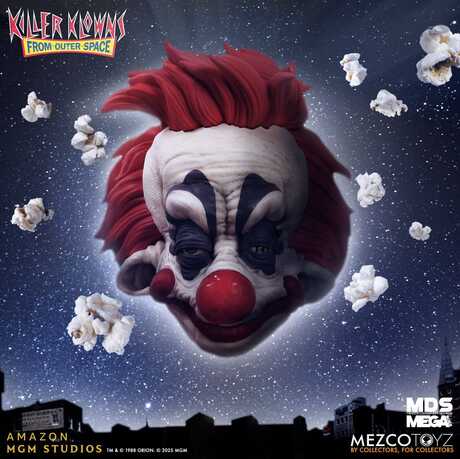 Les Clowns tueurs venus d'ailleurs poupée MDS Mega Scale Rudy 38cm Mezco