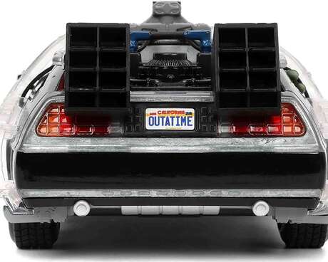Retour vers le Futur Véhicule 1/24 Time Machine Model 1 DeLorean DMC-12 with lights JADA