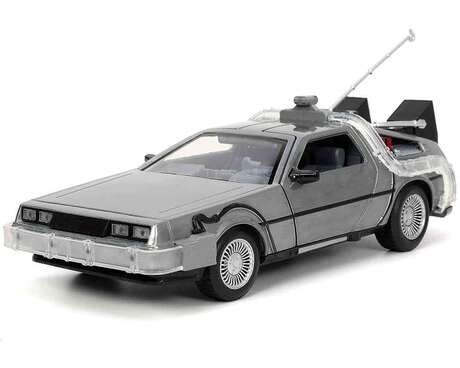 Retour vers le Futur Véhicule 1/24 Time Machine Model 1 DeLorean DMC-12 with lights JADA