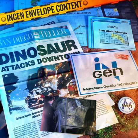 Jurassic Park coffret cadeau The Lost Memories Kit Doctor Collector