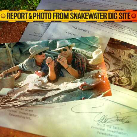 Jurassic Park coffret cadeau The Lost Memories Kit Doctor Collector