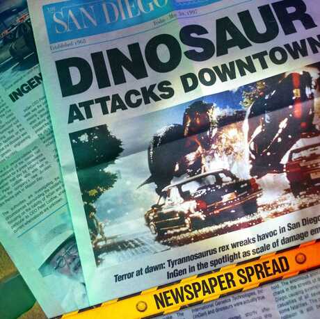 Jurassic Park coffret cadeau The Lost Memories Kit Doctor Collector