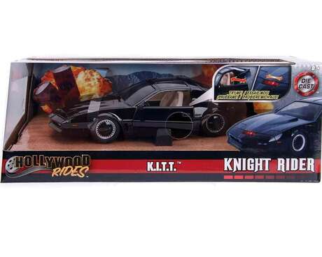 Knight Rider Véhicule 1/24 k.i.t.t. 1982 pontiac firebird trans am KITT die-cast model with lights JADA