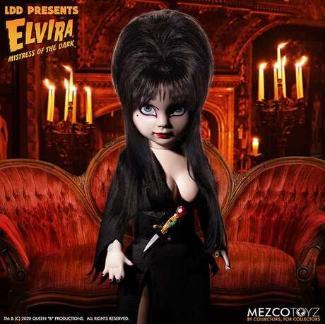 Elvira Mistress Of The Dark Living Dead Dolls poupée LDD Elvira Mezco