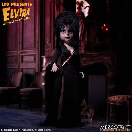 Elvira Mistress Of The Dark Living Dead Dolls poupée LDD Elvira Mezco