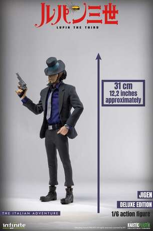 Lupin the 3rd the italian adventure daisuke jigen 1/6 action figure deluxe edition Infinite Statue