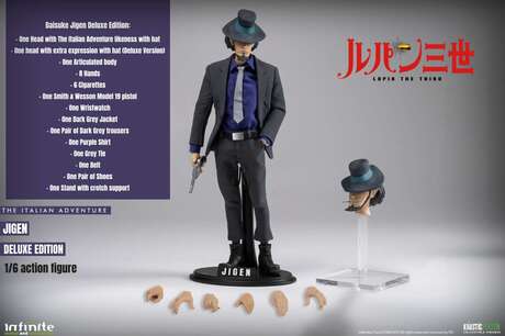 Lupin the 3rd the italian adventure daisuke jigen 1/6 action figure deluxe edition Infinite Statue