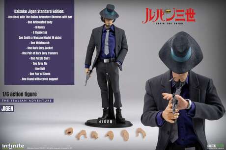 Lupin the 3rd the italian adventure daisuke jigen 1/6 action figure standard edition Infinite Statue