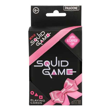Squid Game jeu de cartes à jouer boite en Metal PALADONE
