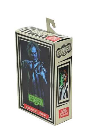 Beetlejuice Beetlejuice figurine 7 Scale Ultimate Striped Suit Beetlejuice NECA