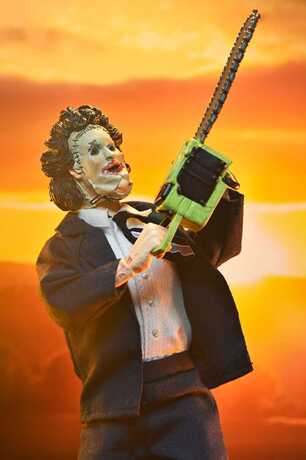 Massacre à la tronçonneuse figurine Retro Clothed Leatherface (Pretty Woman Mask) 50th Anniversary  Neca