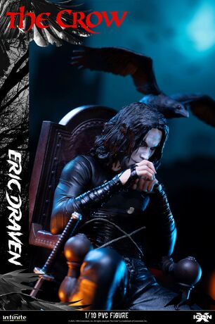 The Crow Eric Draven Icon X 1/10 Pvc Figure Infinite Statue