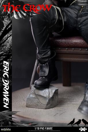 The Crow Eric Draven Icon X 1/10 Pvc Figure Infinite Statue