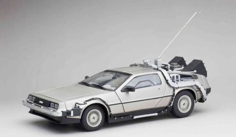 Retour vers le futur 1983 DeLorean 1/18 métal Sun Star Toys