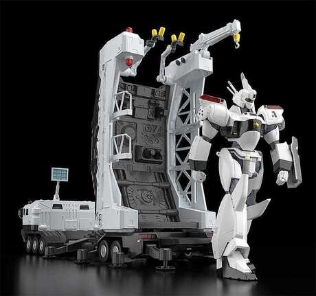 Mobile Police Patlabor figurines Plastic Model Kit Moderoid 1/60 Type 98 Special Command Vehicle & Type 99 Special Labor Carrier Good Smile Company