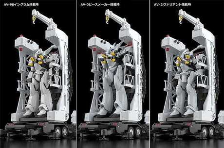 Mobile Police Patlabor figurines Plastic Model Kit Moderoid 1/60 Type 98 Special Command Vehicle & Type 99 Special Labor Carrier Good Smile Company