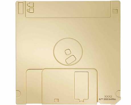 Doom Replik Floppy Disk Gold Plated Limited Edition Fanattik