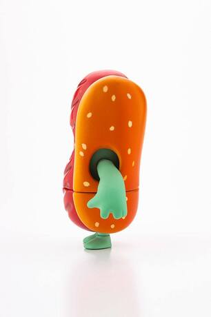Fall Guys: Ultimate Knockout figurine 1/20 Pack 03 Mint Chocolate / Hot Dog Skin Kotobukiya