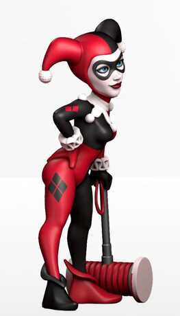 DC Comics figurine Minix Harley Quinn with hammer New Suit Minix