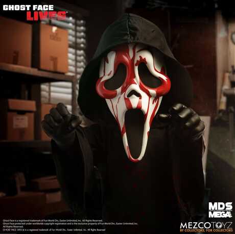 Scream poupée MDS Roto Bloody Ghost Face MEZCO TOYS