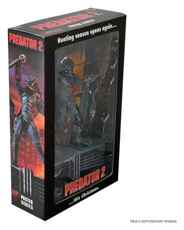 Predator 2 figurine City Hunter Poster Series NECA