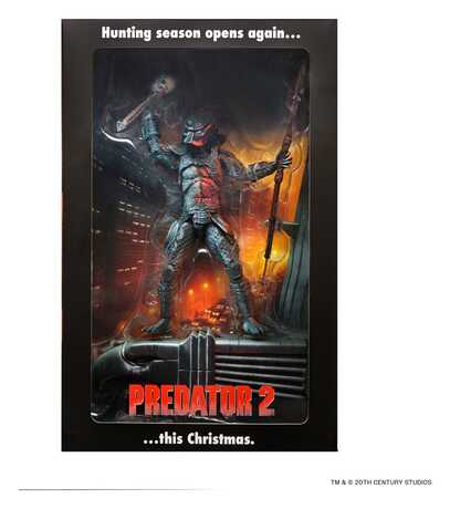 Predator 2 figurine City Hunter Poster Series NECA