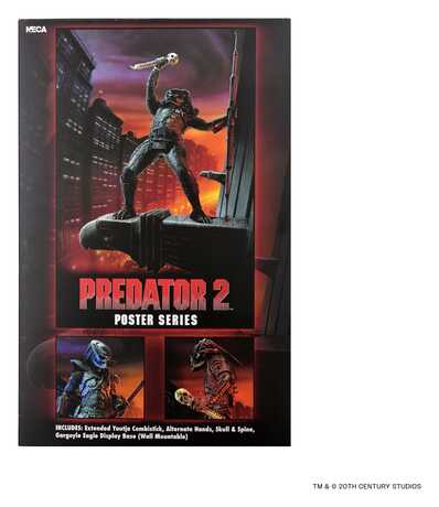 Predator 2 figurine City Hunter Poster Series NECA