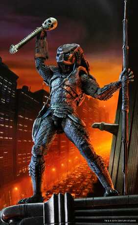 Predator 2 figurine City Hunter Poster Series NECA