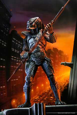Predator 2 figurine City Hunter Poster Series NECA