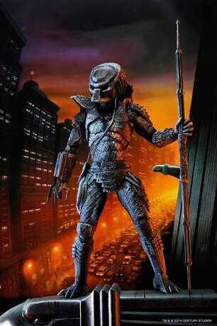 Predator 2 figurine City Hunter Poster Series NECA