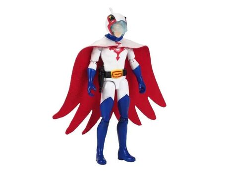 La bataille des planetes Gatchaman II figurine avec véhicule 1/24 G-1 Eagle Sharp & Ken The Eagle Ramen toy