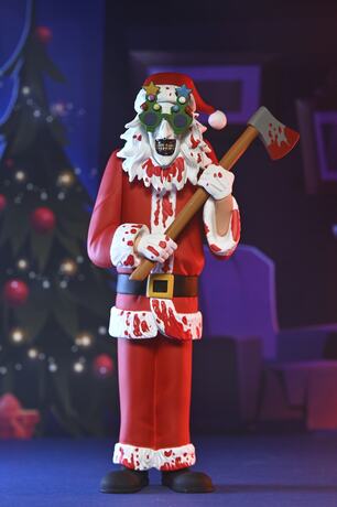 Terrifier 3 Toony Terrors figurine Santa Suit Art the Clown (Bloody Version) Neca