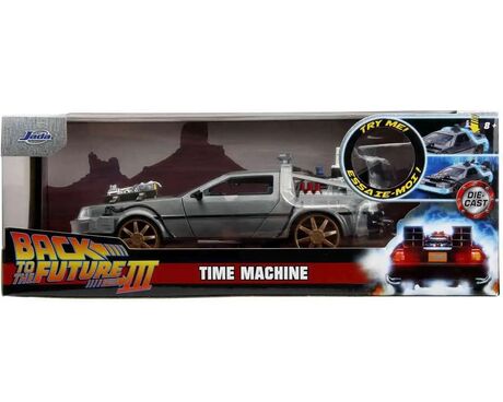 Retour vers le Futur III Véhicule 1/24 Time Machine DeLorean DMC-12 with lights JADA