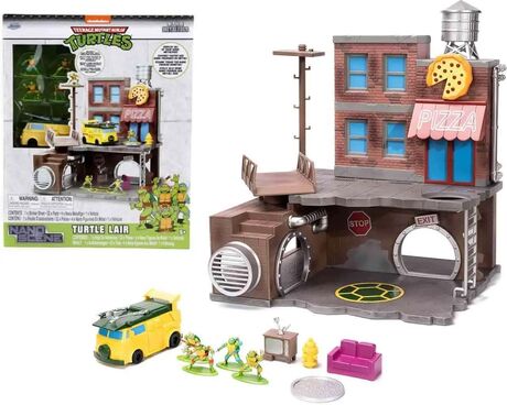TMNT Tortues Ninja - Lair Diorama Nano Scene JADA