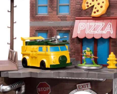 TMNT Tortues Ninja - Lair Diorama Nano Scene JADA