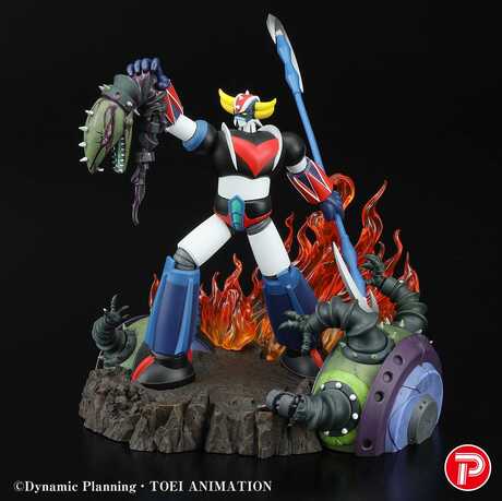 Goldorak statuette PVC Scene Selection 01 Grendizer  a cry of Victory PLEX