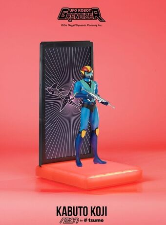 UFO Robot Grendizer Goldorak statue Alcor Kabuto Koji NEON TSUME