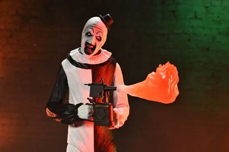 Terrifier 2 Art The Clown & Little Pale Girl Ultimate Af 2-pack Neca