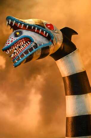 Beetlejuice pack de 2 figurines Ultimate "Matador" Beetlejuice and Sandworm NECA