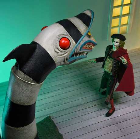 Beetlejuice pack de 2 figurines Ultimate "Matador" Beetlejuice and Sandworm NECA