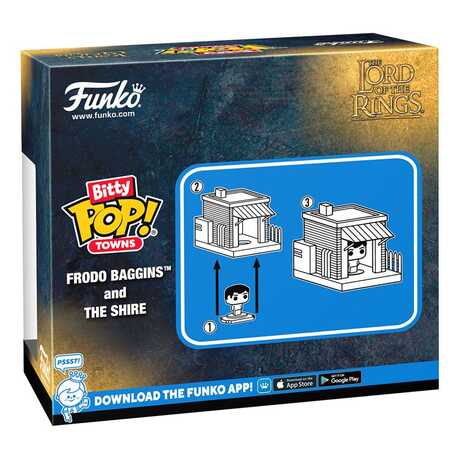 Le Seigneur des Anneaux Bitty POP! Town Vinyl figurine Frodo at Shire FUNKO