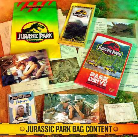 Jurassic Park coffret cadeau The Lost Memories Kit Doctor Collector