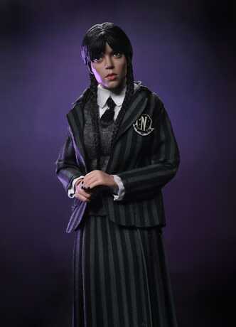 Wednesday Pack de 2 figurines Mercredi Addams (Nevermore Uniform) and Enid  NECA